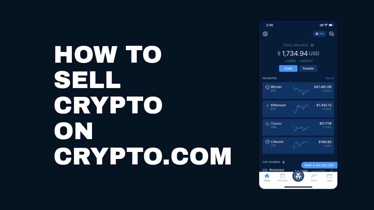 how to sell.crypto on crypto.com